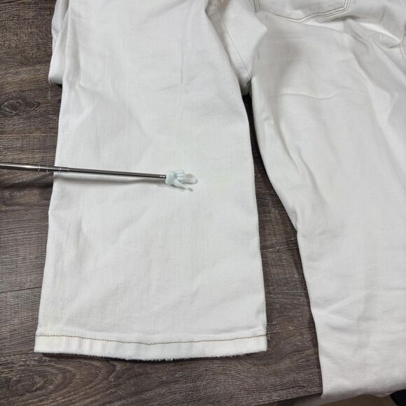 Judy Blue Jeans Women's 14W White Straight Fit Stretch Denim Plus Size JB8510C - Picture 5 of 16